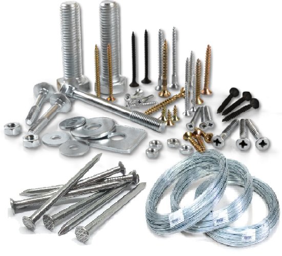 Silver hand Nails, screws & binding wires trading